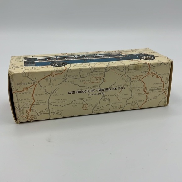 AVON ‘31 GREYHOUND EVEREST AFTER SHAVE 5 Oz VINTAGE DECANTER IN BOX - Picture 9 of 11